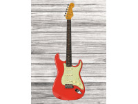 Fender Custom Shop Limited Edition 63 Stratocaster Journeyman Relic - Aged Fiesta Red Fender Custom Shop Limited Edition 63 Stratocaster Journeyman Relic - Aged Fiesta Red